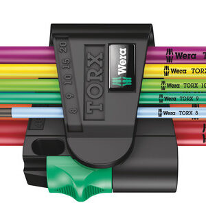 967/9 TX XL Multicolour 1 Zestaw kluczy trzpieniowych TORX®, długich, 9 części 05024480001 WERA