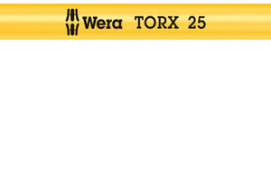 967 SPKXL Klucz trzpieniowy TORX® Multicolour, z końcówką kulistą, długi, TX 25 x 154 mm 05024486001 WERA