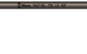967 XL TORX® HF Klucz trzpieniowy TORX®, z funkcją przytrzymywania, długi, TX 15 x 123 mm 05024454001 WERA