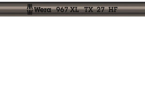967 XL TORX® HF Klucz trzpieniowy TORX®, z funkcją przytrzymywania, długi, TX 27 x 172 mm 05024457001 WERA