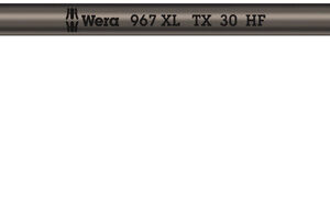 967 XL TORX® HF Klucz trzpieniowy TORX®, z funkcją przytrzymywania, długi, TX 30 x 195 mm 05024458001 WERA