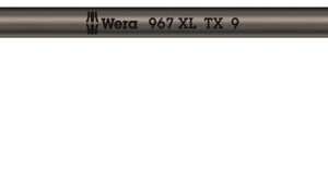 967 XL Klucz trzpieniowy TORX® z końcówką kulistą, długi, TX 9 x 101 mm 05024462001 WERA