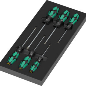 Wkładka piankowa 9717 z wkrętakami Kraftform Seria 300 Set 1, 7 części 05150127001 WERA