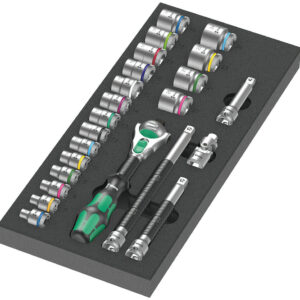 Wkładka piankowa 9721 Zyklop 3/8" 8000 B, Set 1, 23 części 05150111001 WERA