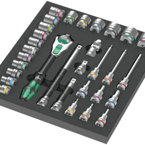 Wkładka piankowa 9722 Zyklop 1/2" 8000 C, Set 1, 31 części 05150112001 WERA