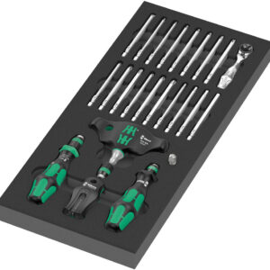 Wkładka piankowa 9752 Kraftform Kompakt z grzechotką, Set 1, 24 części 05150152001 WERA