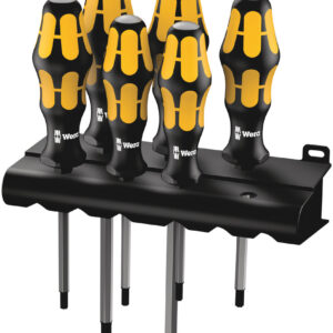 977/6 TORX® Zestaw wkrętaków Kraftform do pobijania + wieszak, 6 części 05024410001 WERA