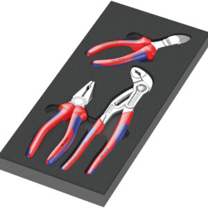 Wkładka piankowa 9780 ze szczypcami KNIPEX, Set 1, 3 części 05150180001 WERA