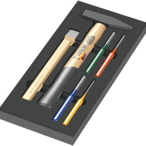 Wkładka piankowa 9782 z narzędziami do pobijania, Set 1, 6 części 05150182001 WERA