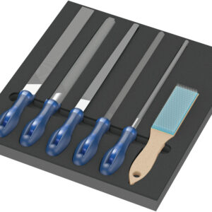Wkładka piankowa 9783 z pilnikami PFERD, Set 1, 6 części 05150183001 WERA