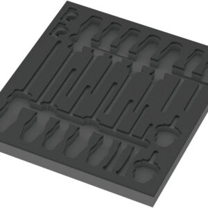 Wkładka piankowa 9810 z wkrętakami Set 1, pusta, 344 x 30 x 392 mm 05137310001 WERA