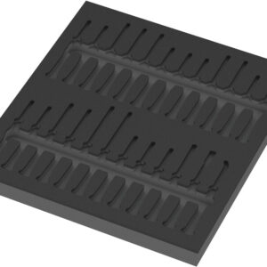 Wkładka piankowa 9815 wkrętaki Kraftform Micro Set 1, bez narzędzi, 344 x 30 x 392 mm 05137315001 WERA