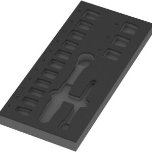 Wkładka piankowa 9824 zestaw z grzechotką Zyklop Comfort Set 1, 3/8" 8010 B, bez narzędzi, 172 x 30 x 392 mm 05137324001 WERA