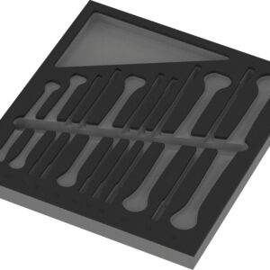 Wkładka piankowa 9835, przeznaczona do przechowywania kluczy 6007 Joker 11 Set 1, bez narzędzi, 172 x 30 x 392 mm 05137335001 WERA