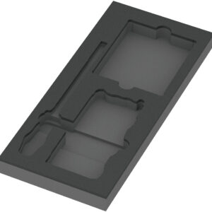 Wkładka piankowa 9850 Kraftform Kompakt i Tool-Check PLUS, Set 1, pusta, 172 x 30 x 392 mm 05137350001 WERA