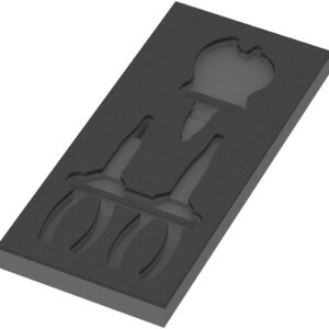 Wkładka piankowa 9881 ze szczypcami KNIPEX, Set 2, pusta, 172 x 30 x 392 mm 05137381001 WERA