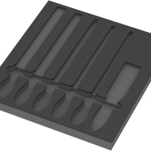 Wkładka piankowa 9883 z pilnikami PFERD, Set 1, pusta, 344 x 30 x 392 mm 05137383001 WERA