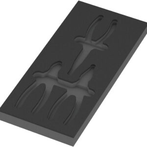 Wkładka piankowa 9884, zestaw szczypiec KNIPEX Set VDE 1, bez narzędzi, 172 x 30 x 392 mm 05137384001 WERA