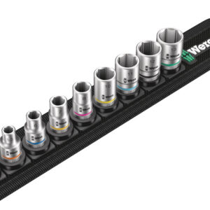 Belt A 4 Zestaw kluczy nasadowych Zyklop 1/4", 9 części 05003883001 WERA
