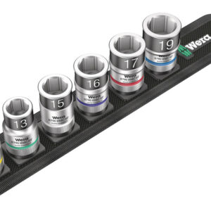 Belt C 1 Zestaw kluczy nasadowych Zyklop 1/2" z funkcją przytrzymywania, 7 części 05003995001 WERA