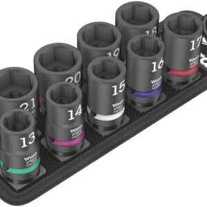 Belt C Impaktor 1 Zestaw kluczy nasadowych 1/2", 10 części 05004580001 WERA