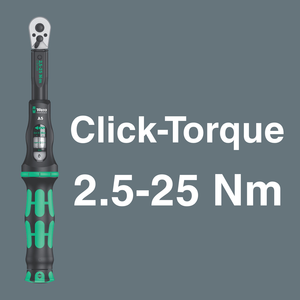 Bicycle Set Torque 1, 2,5-25 Nm, 16 części 05004180001 WERA - obrazek 3