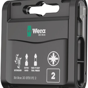 Bit-Box 20 BTH PZ, PZ 2 x 25 mm, 20 części 05057762001 WERA