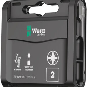 Bit-Box 20 BTZ PZ, PZ 2 x 25 mm, 20 części 05057761001 WERA