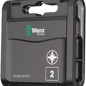 Bit-Box 20 PZ, PZ 2 x 25 mm, 20 części 05057760001 WERA