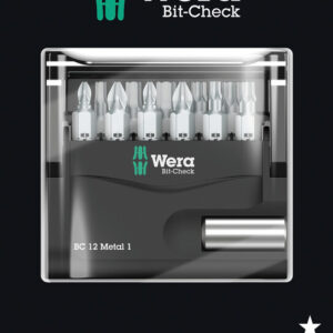 Zestaw Bit-Check 12 Metal 1 SB, 12 części 05136393001 WERA
