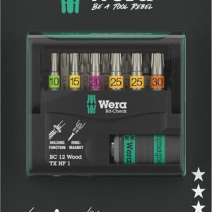 Bit-Check 12 Wood TX HF 1 SB, 12 części 05073641001 WERA