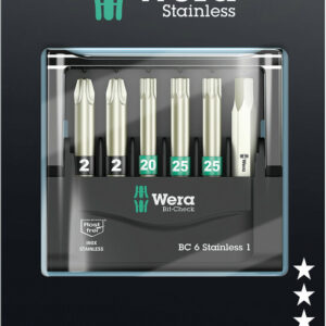 Bit-Check 6 Stainless 1 SB, na blistrze, 6 części 05073634001 WERA