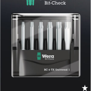 Bit-Check 6 TX Universal 1 SB, na blistrze, 6 części 05073637001 WERA