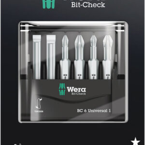 Bit-Check 6 Universal 1 SB, na blistrze, 6 części 05073635001 WERA