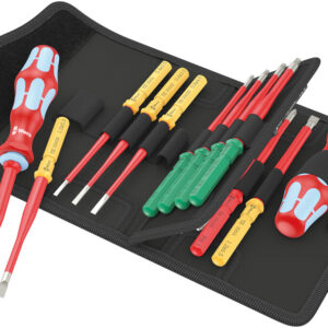 Kraftform Kompakt VDE Stainless 17 extra slim 1 Tool Finder, 17 części 05006631001 WERA