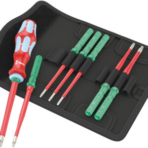 Kraftform Kompakt VDE Stainless 8 extra slim 1 Tool Finder, 8 części 05006630001 WERA