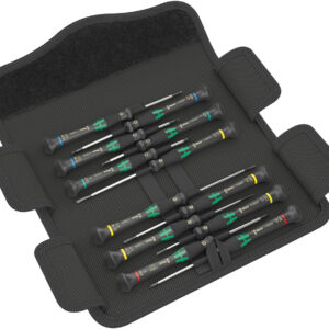 Kraftform Micro 12 Universal 1 Zestaw wkrętaków precyzyjnych nasadowych, 12 części 05073675001 WERA