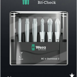 Bit-Check 6 Universal 2 SB, na blistrze, 6 części 05073638001 WERA