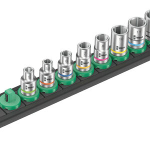 Listwa magnetyczna A 4 na zestaw kluczy nasadowych Zyklop 1/4", 9 części 05005400001 WERA
