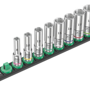 Listwa magnetyczna B Deep 1 na zestaw kluczy nasadowych 3/8", 9 części 05005440001 WERA
