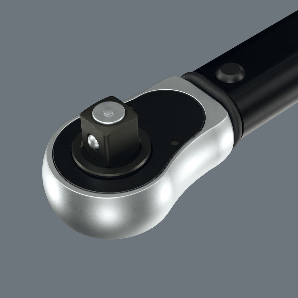 Klucz dynamometryczny Click-Torque Lock C 3 R/L, nastawny, z funkcją Torque Lock i przekładanym zabierakiem czworokątnym (1/2"), mechanizm dynamometryczny klucza do dokręcania w prawo i w lewo, 40-200 Nm, 1/2" x 40-200 Nm 05075695001 WERA - obrazek 3
