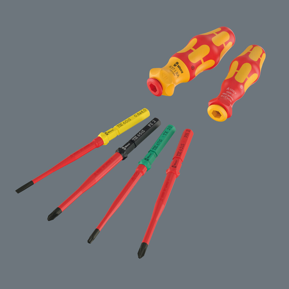 Kraftform Kompakt VDE 17 extra slim 2 Tool Finder, 17 części 05006610001 WERA - obrazek 4