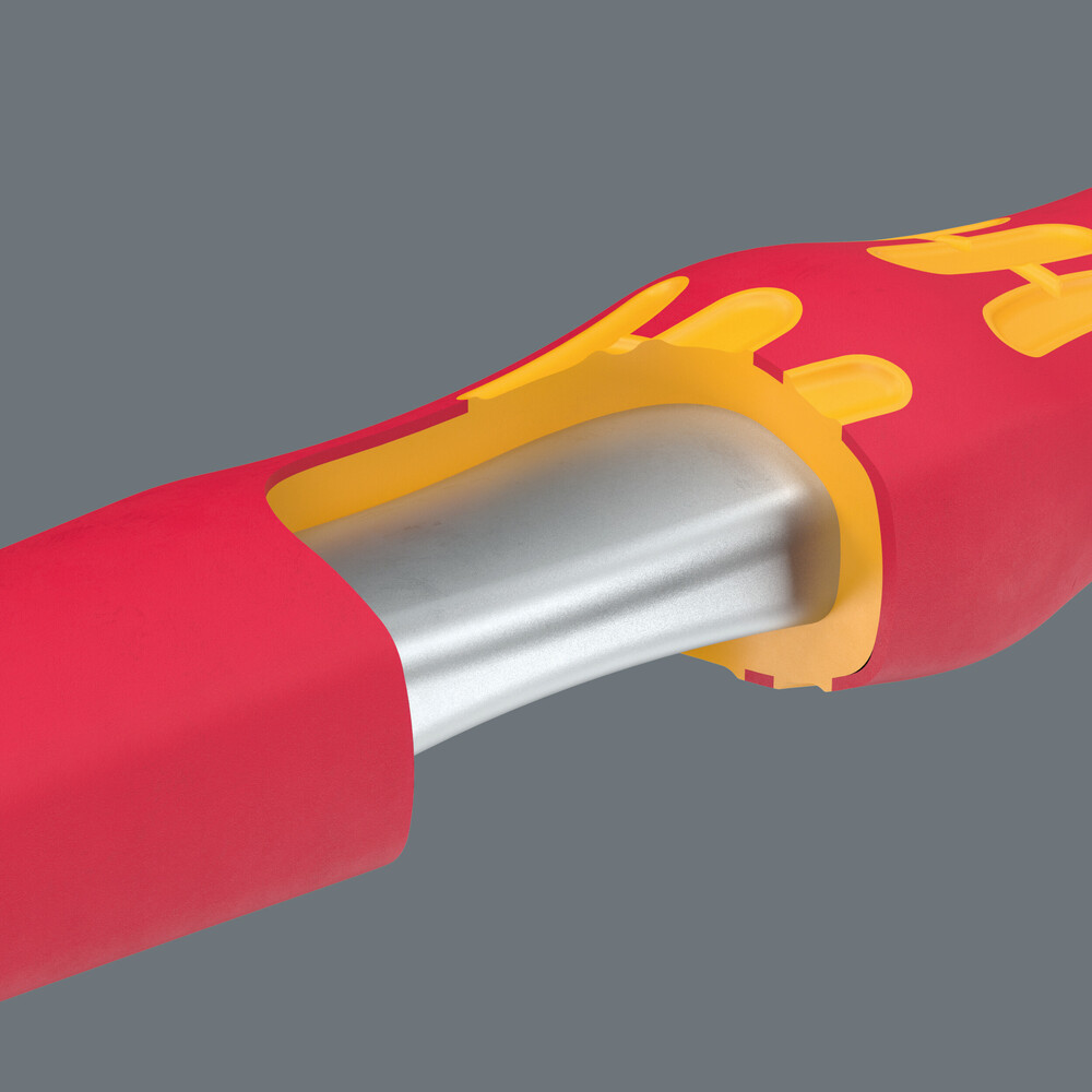 Zestaw z grzechotką 1/4" Zyklop 8100 SA VDE 1, izolowaną, z przełącznikiem zmiany kierunku pracy, metryczny, 22 części 05004967001 WERA - obrazek 8