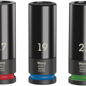 Wheel Impaktor C Set 1 Zestaw kluczy nasadowych 1/2", 3 części 05004595001 WERA